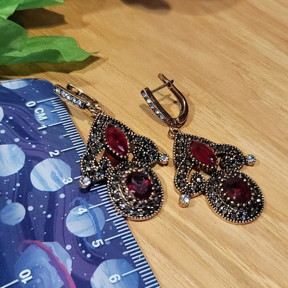 Turkish Vintage Looking Jewelry Set for Women,NEW,Antique,Wedding,HandmadeGift - Picture 6 of 8